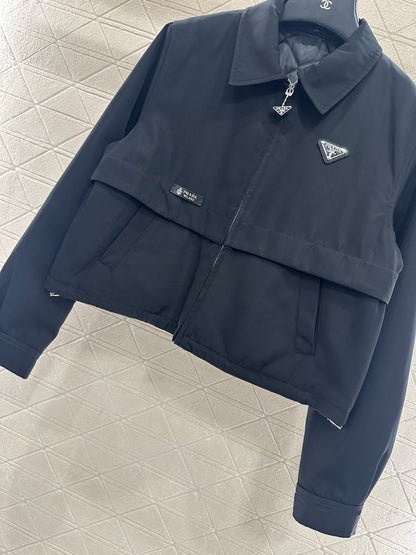 Cotton jacket umbrella shaped skirt set