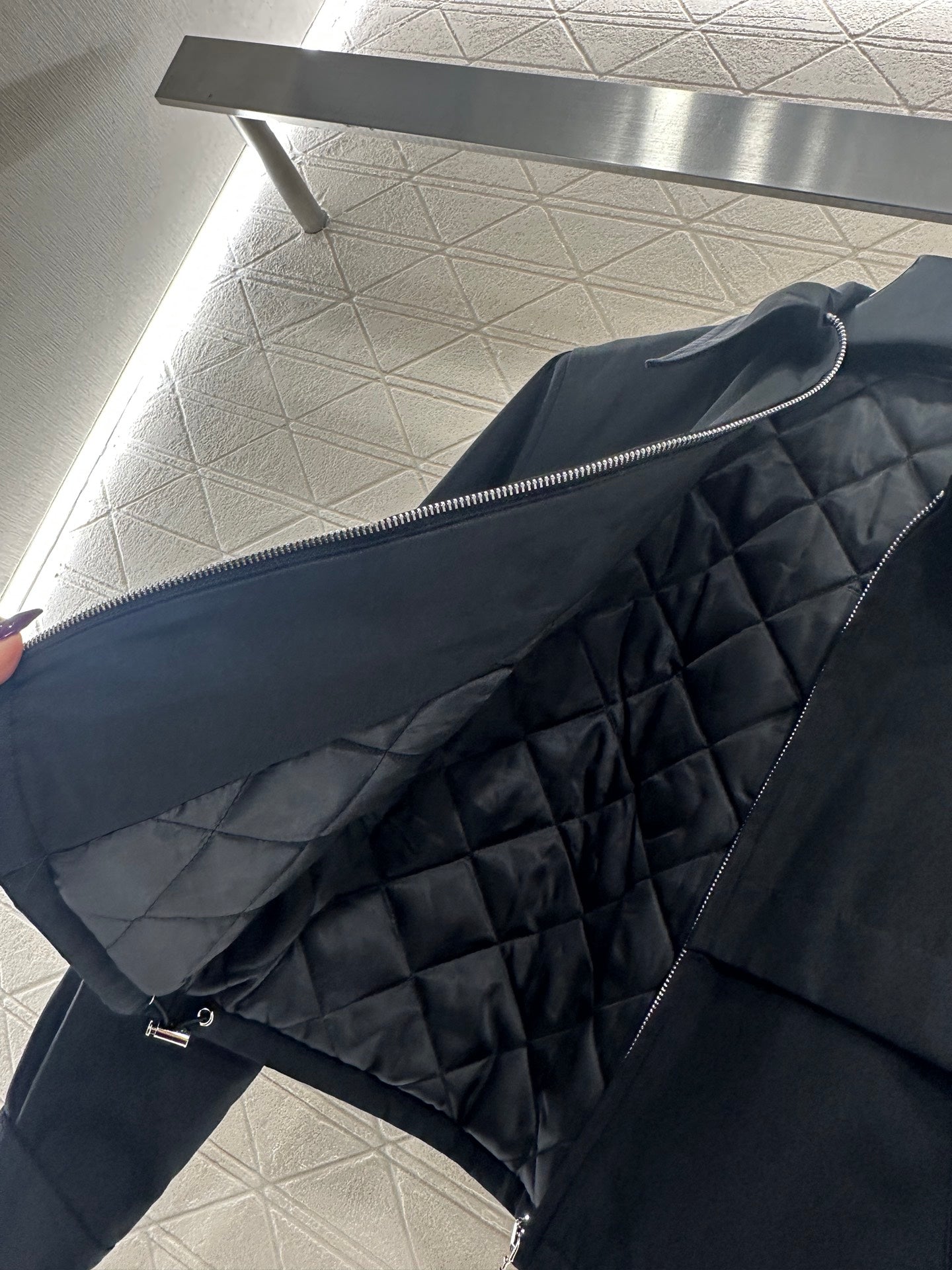 Cotton jacket umbrella shaped skirt set