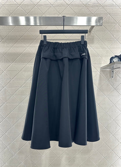 Cotton jacket umbrella shaped skirt set