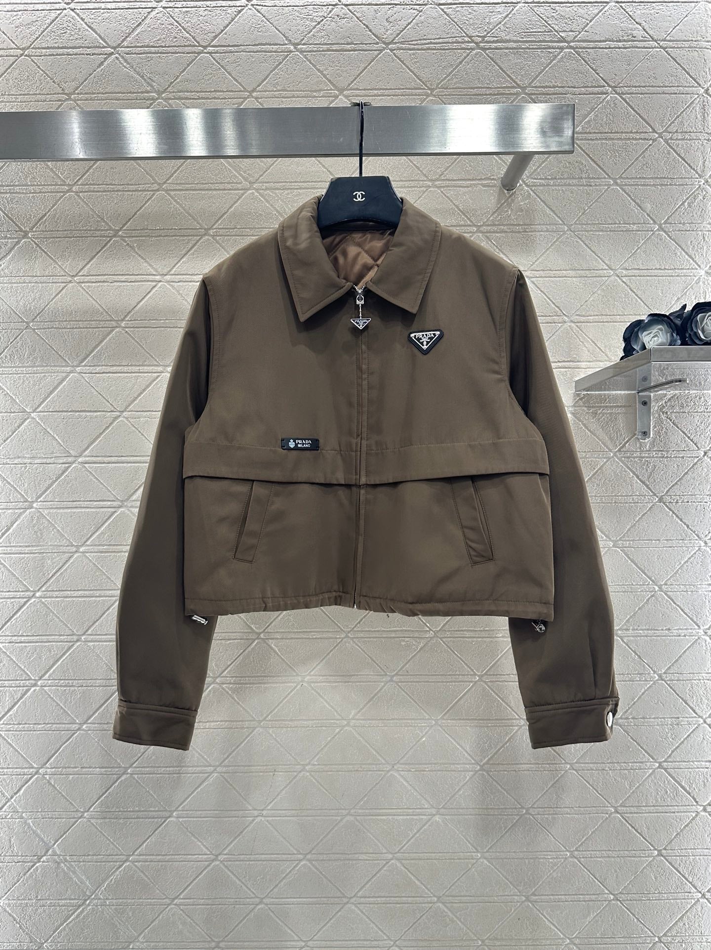 Cotton jacket umbrella shaped skirt set