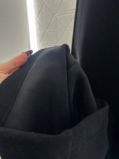 Woolen casual woven belt pants