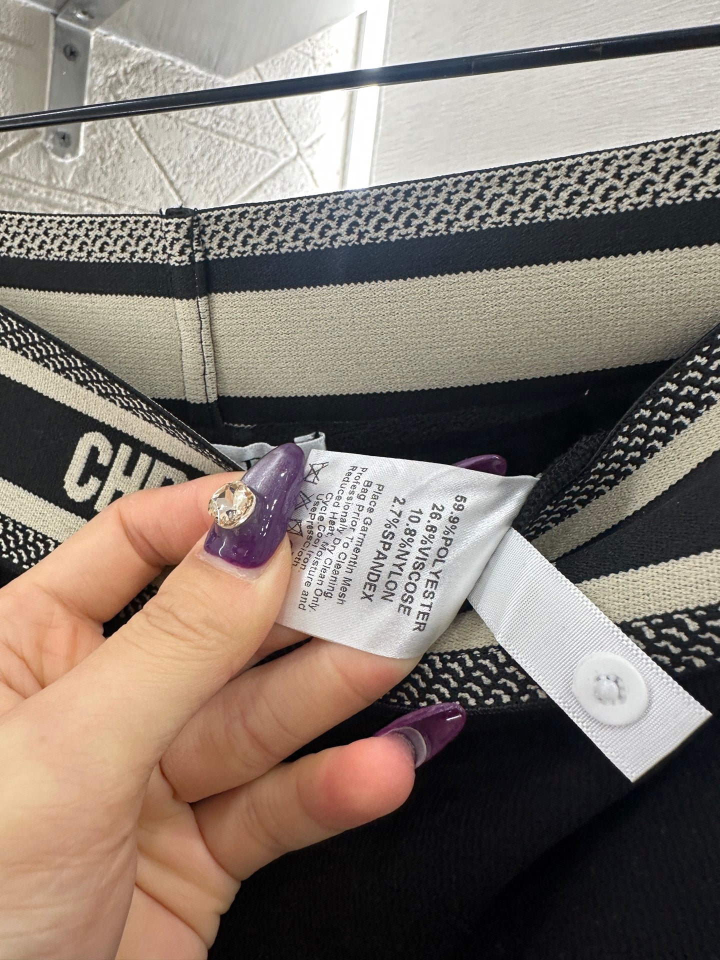 Woolen casual woven belt pants