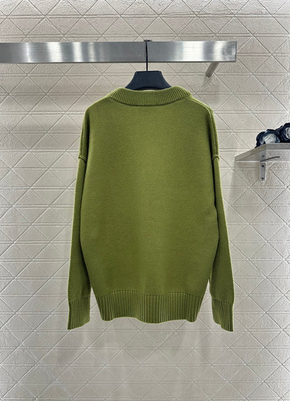 Heart knitted cardigan