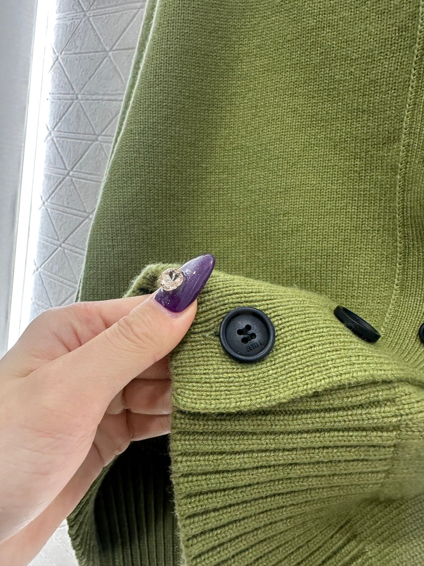 Heart knitted cardigan