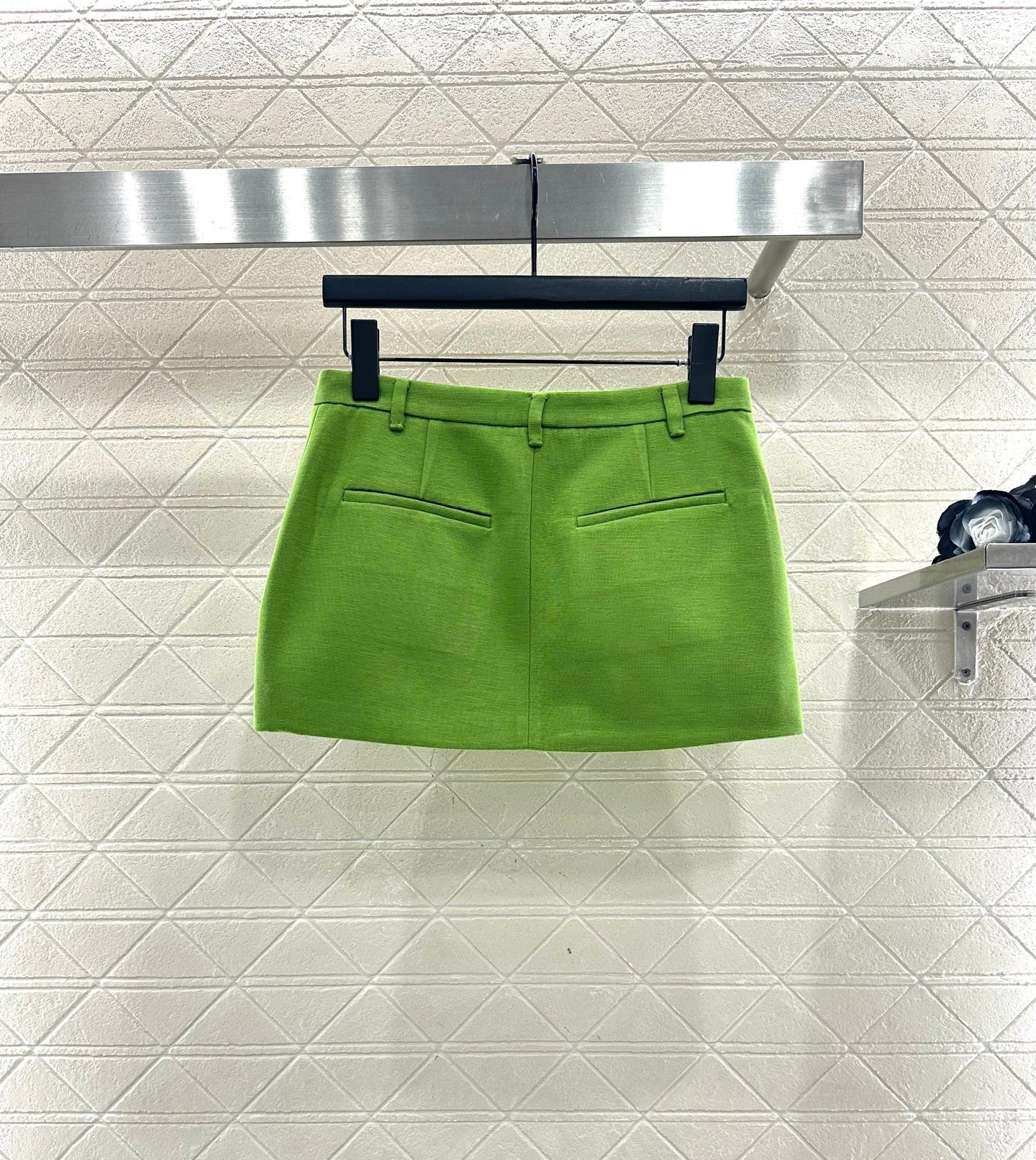 High waisted zipper skirt