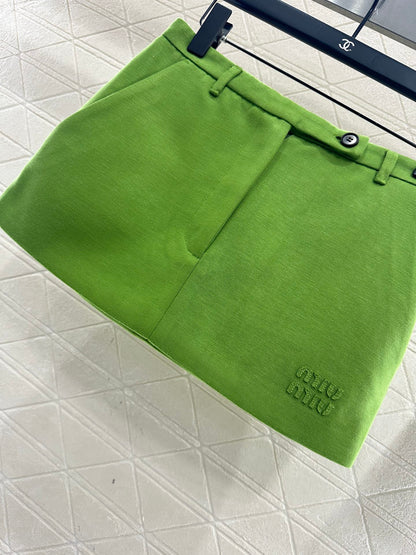 High waisted zipper skirt