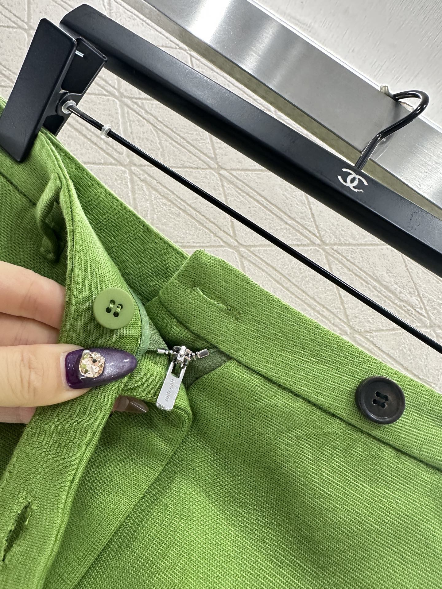 High waisted zipper skirt