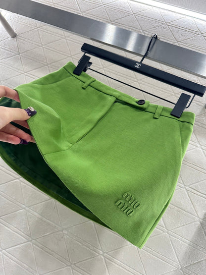 High waisted zipper skirt