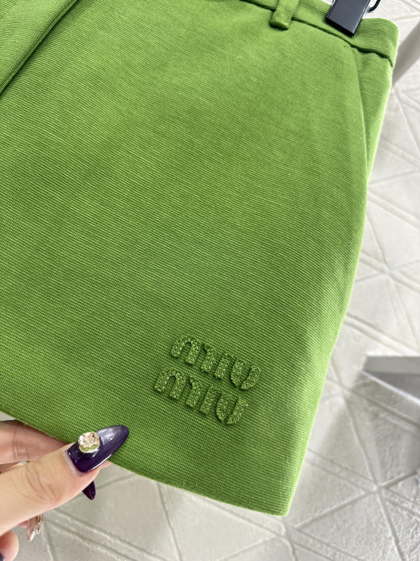 High waisted zipper skirt