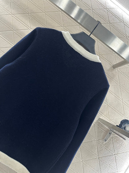 Color blocked border cardigan