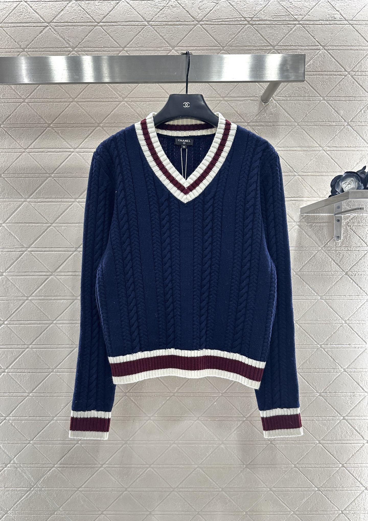 Fried Dough Twists Stripe Sweater