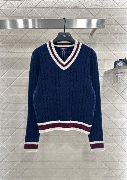 Fried Dough Twists Stripe Sweater