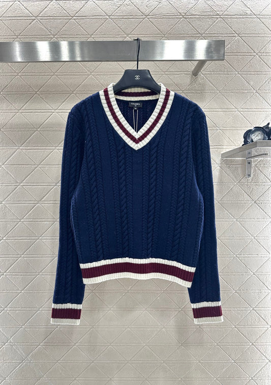 Fried Dough Twists Stripe Sweater