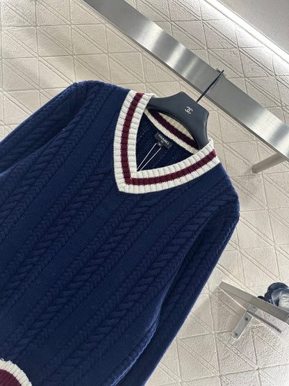 Fried Dough Twists Stripe Sweater