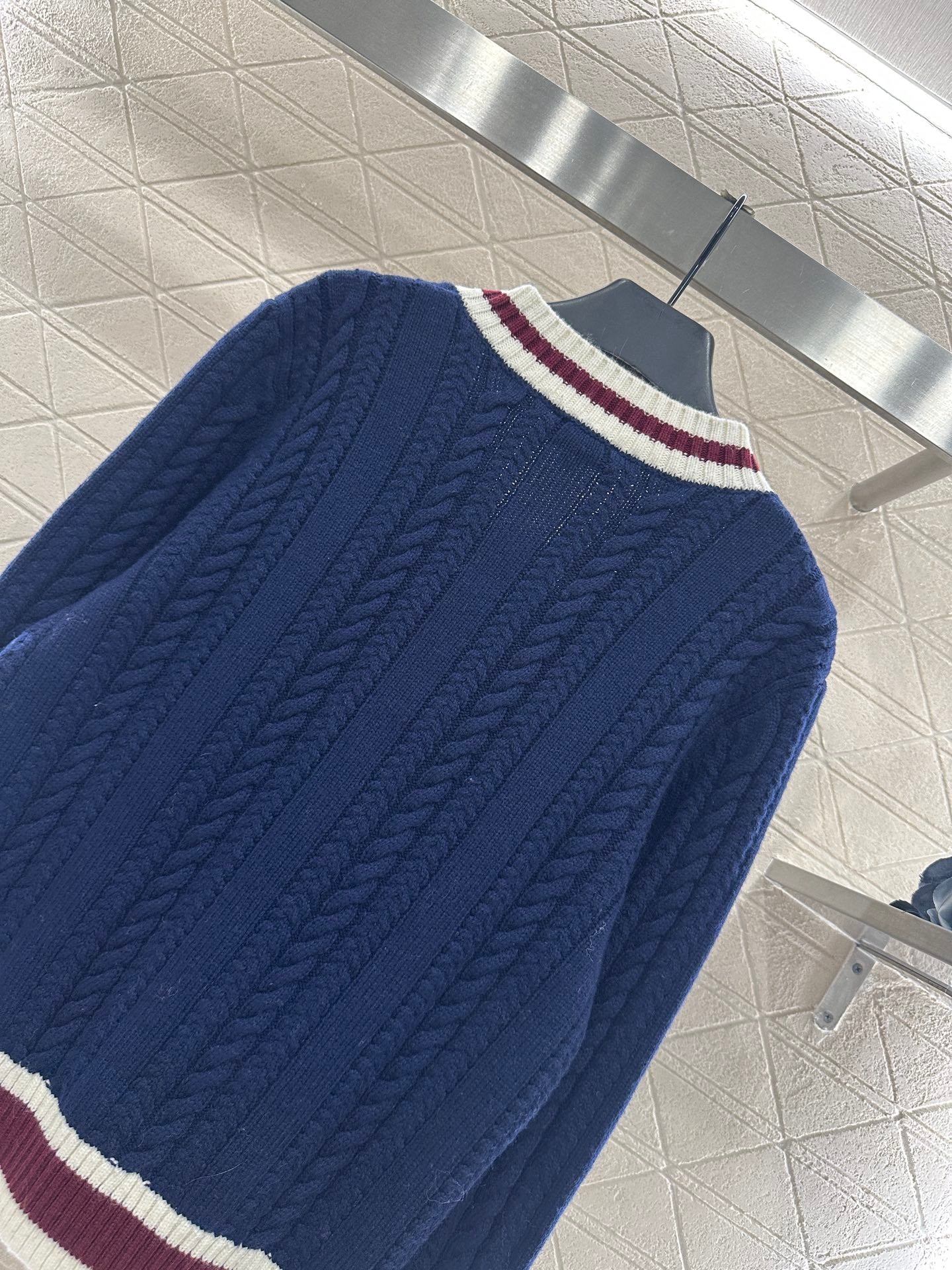 Fried Dough Twists Stripe Sweater