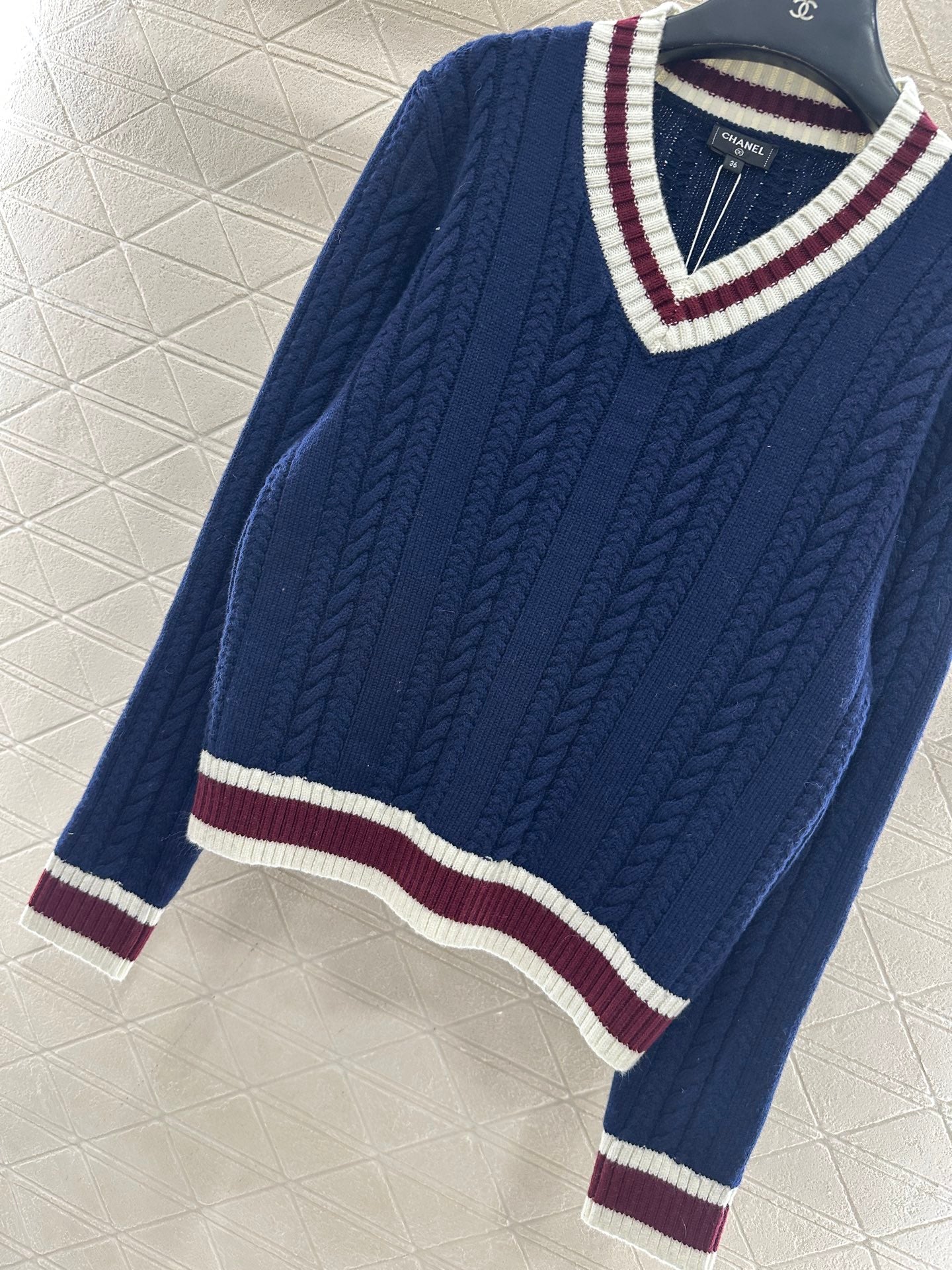 Fried Dough Twists Stripe Sweater