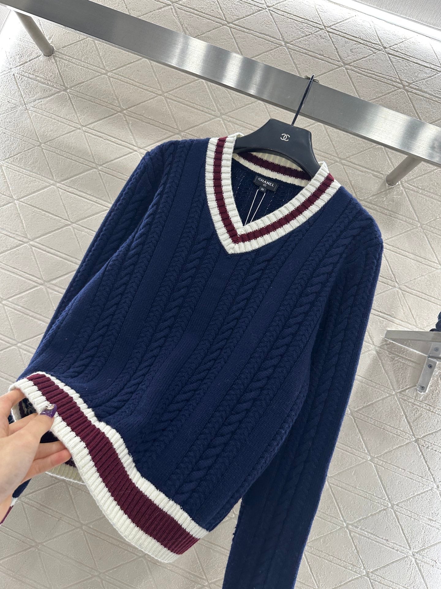 Fried Dough Twists Stripe Sweater