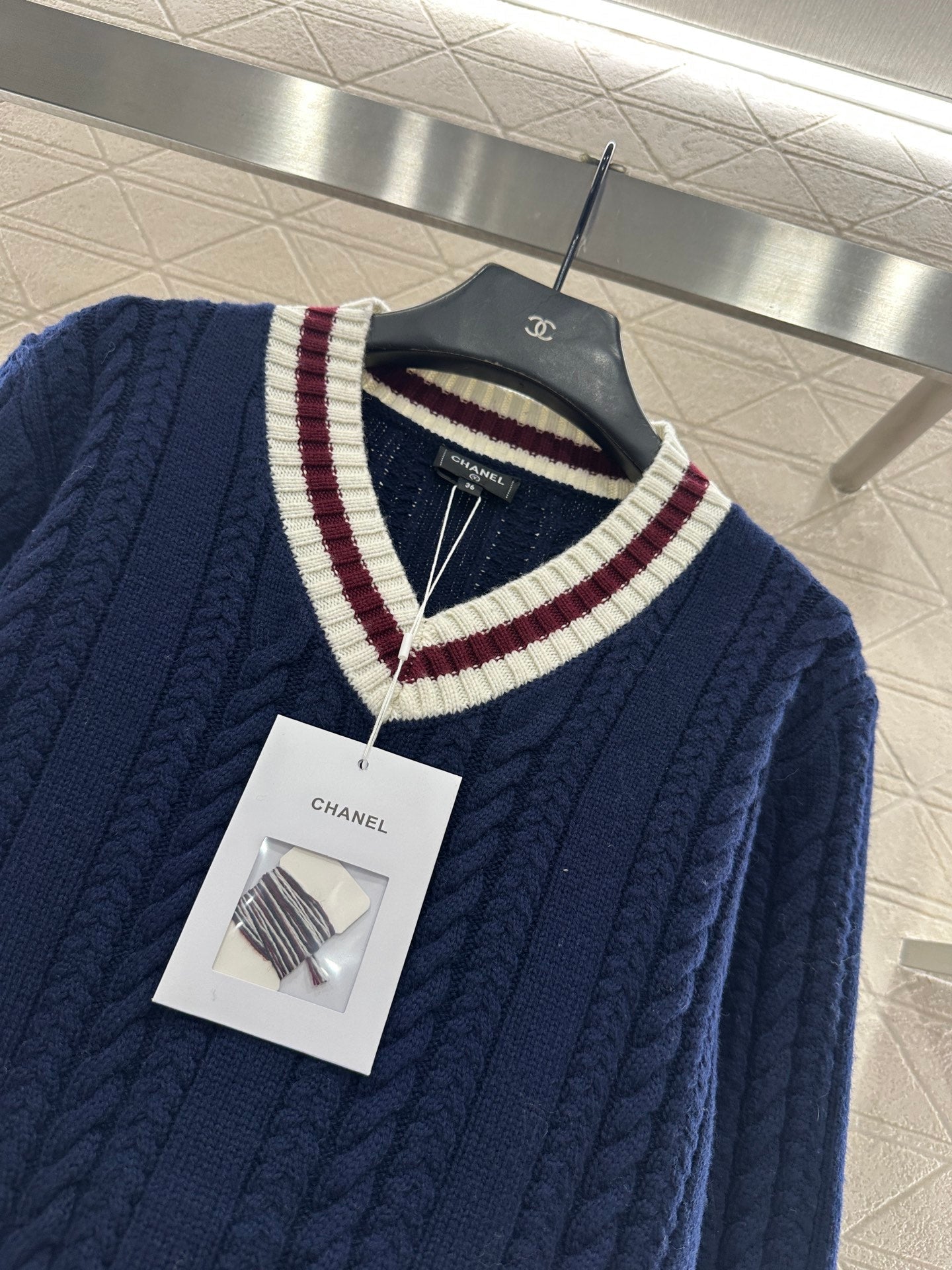 Fried Dough Twists Stripe Sweater