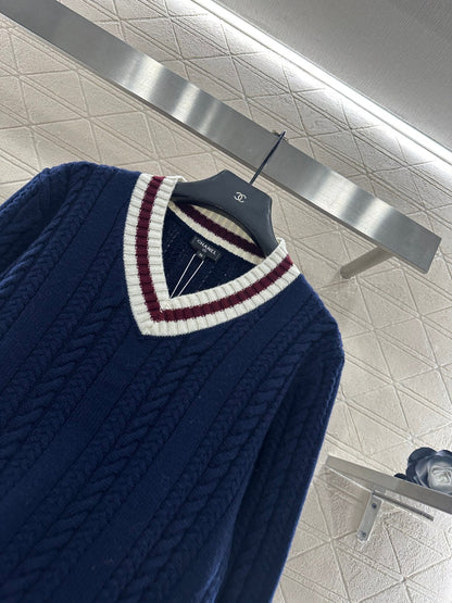 Fried Dough Twists Stripe Sweater