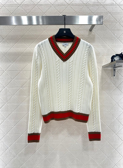 Fried Dough Twists Stripe Sweater