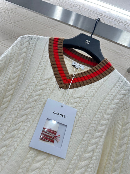 Fried Dough Twists Stripe Sweater