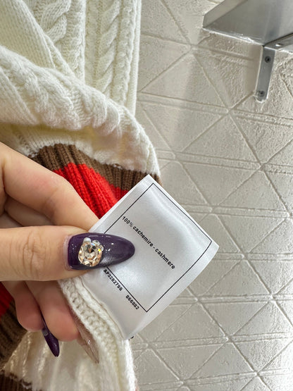 Fried Dough Twists Stripe Sweater