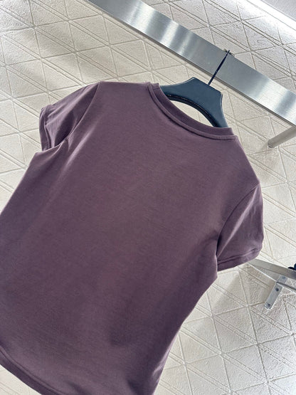 Triangle logo short sleeved shirt