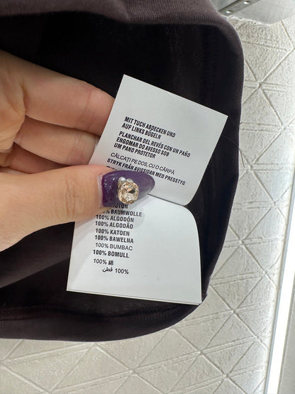 Triangle logo short sleeved shirt