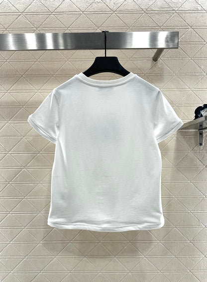 Triangle logo short sleeved shirt