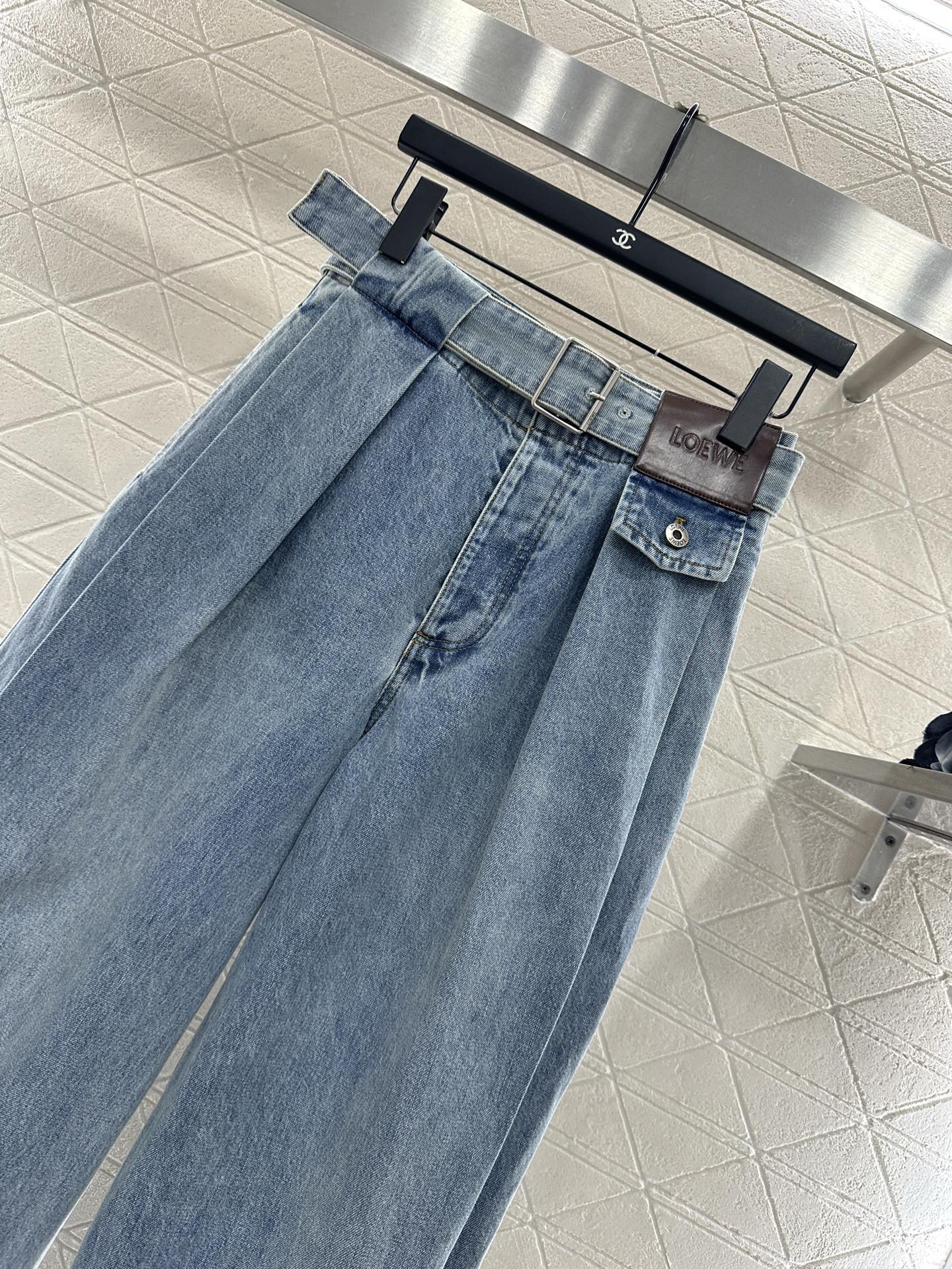 Belt Carrot Wide Leg Pants