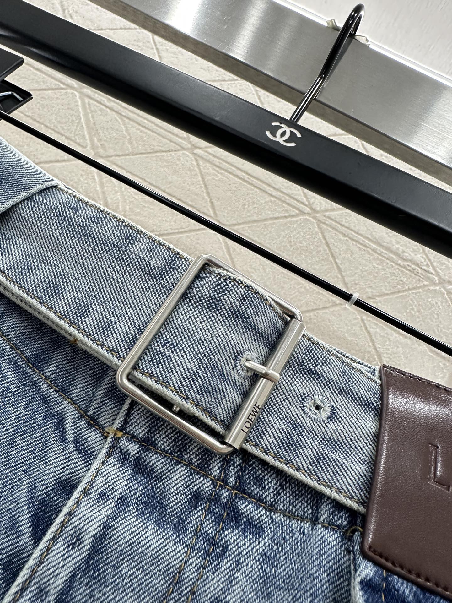 Belt Carrot Wide Leg Pants