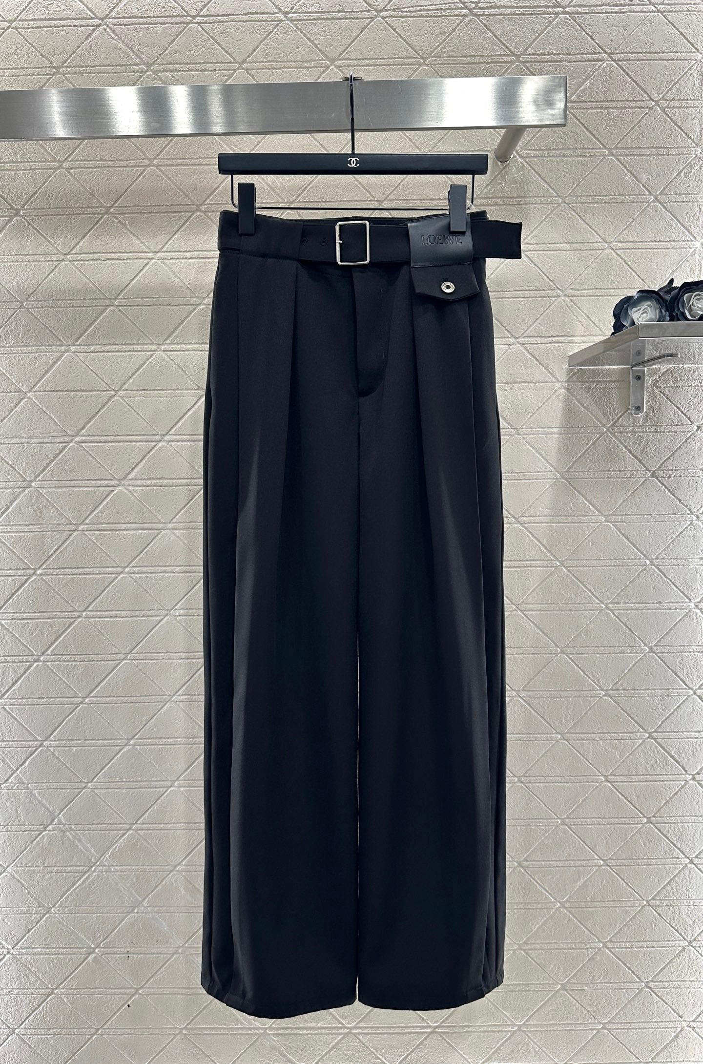 Belt Carrot Wide Leg Pants