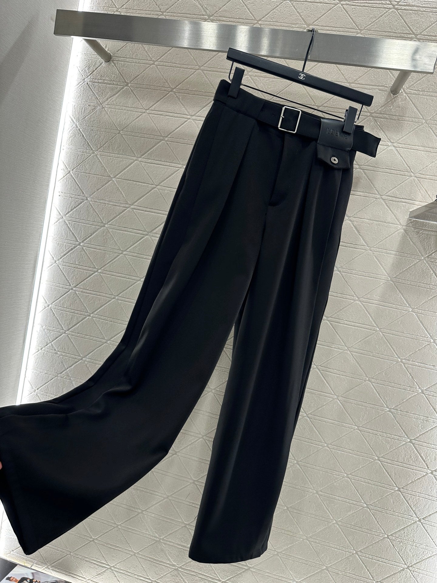 Belt Carrot Wide Leg Pants