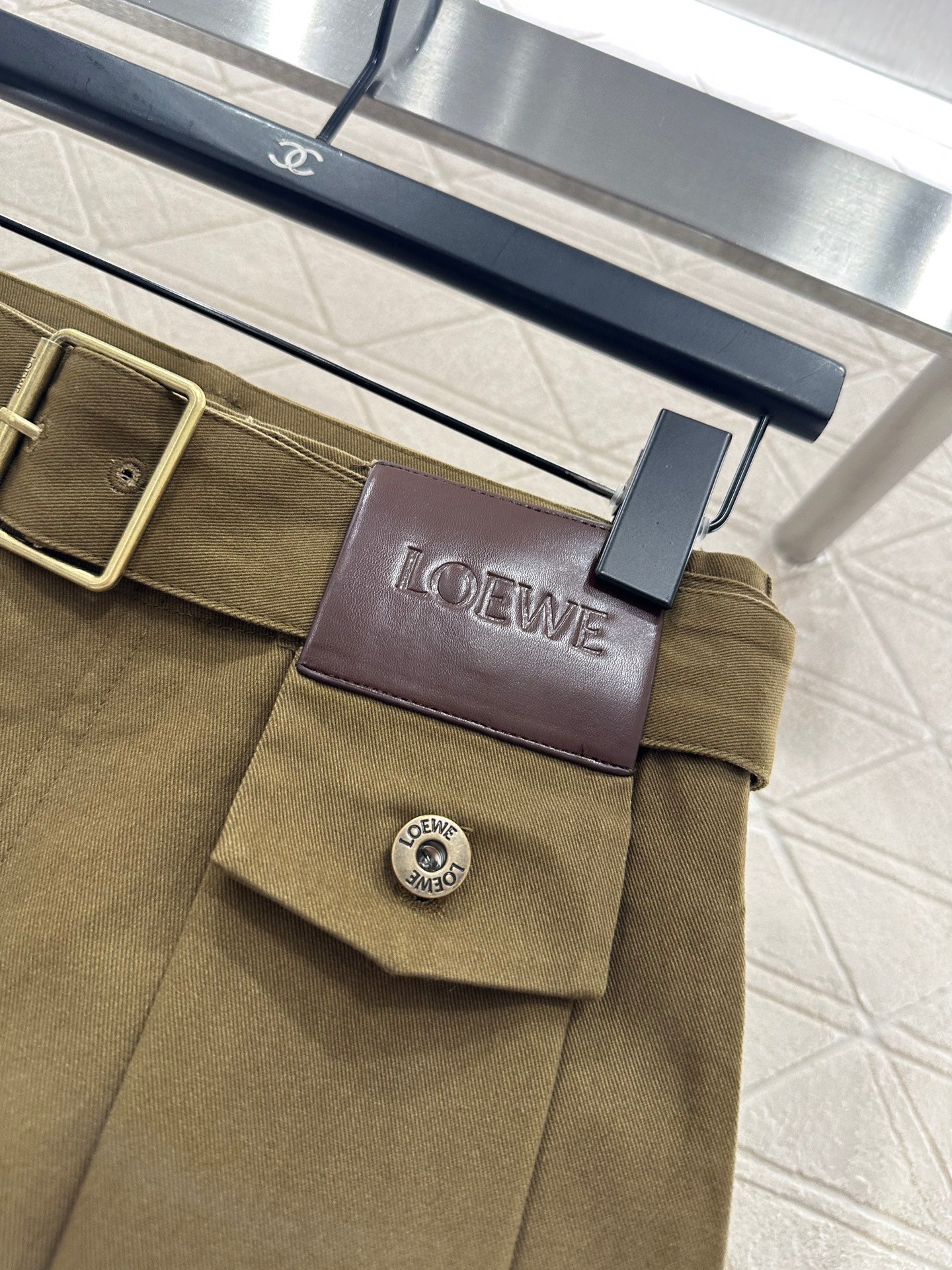 Belt Carrot Wide Leg Pants