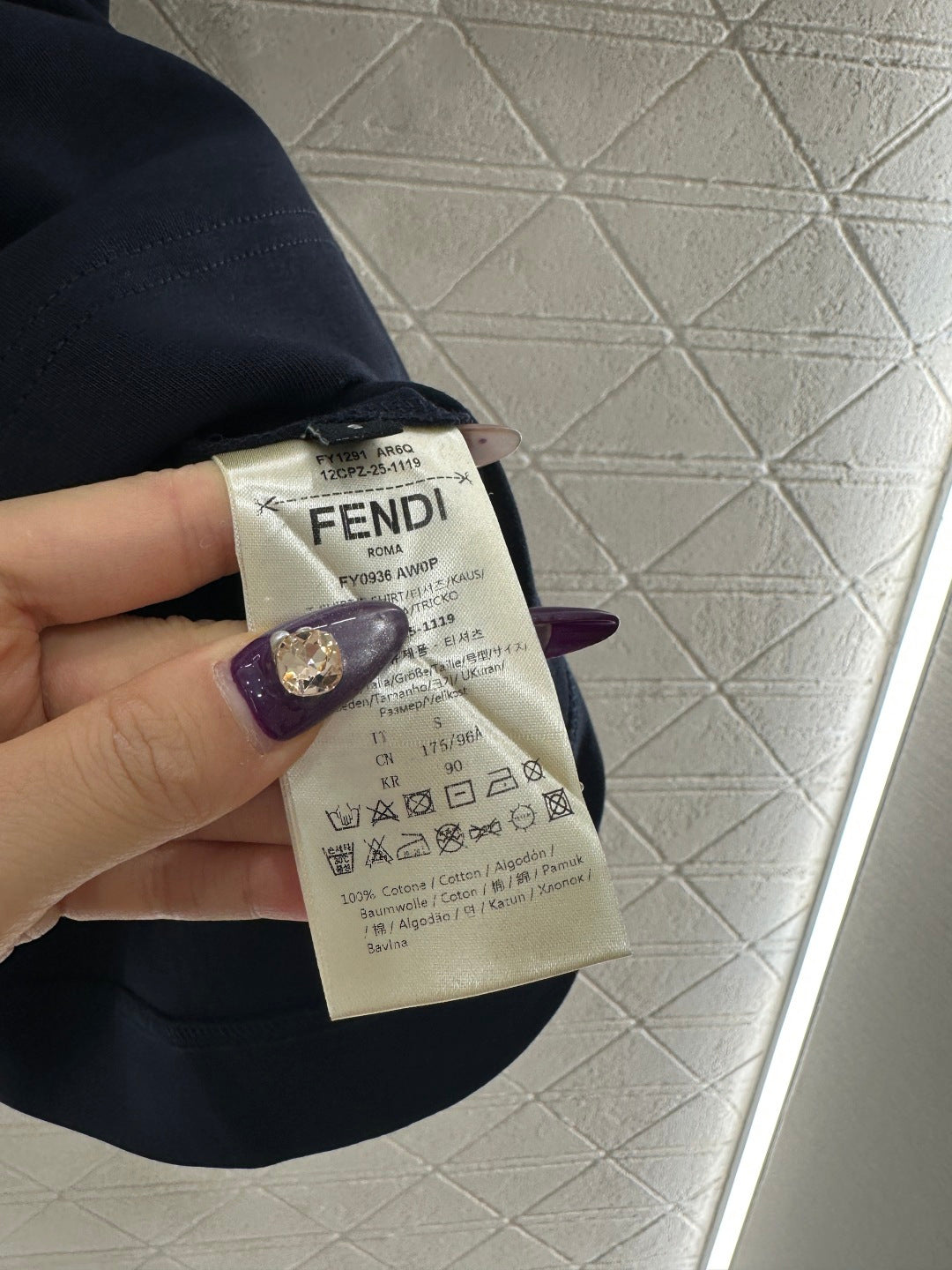 Round Neck Jacquard Cartoon T-Shirt