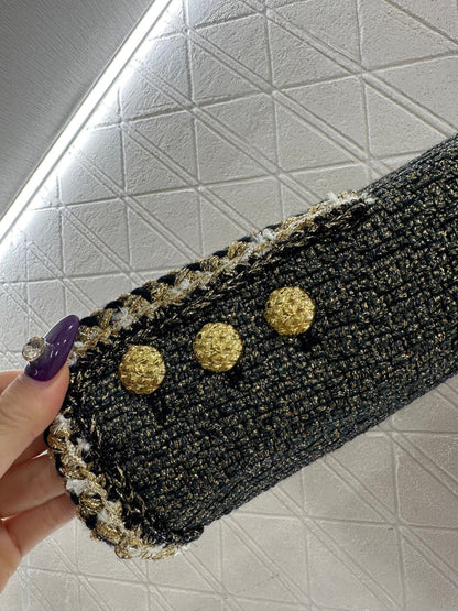 Stand Collar Knitted Set