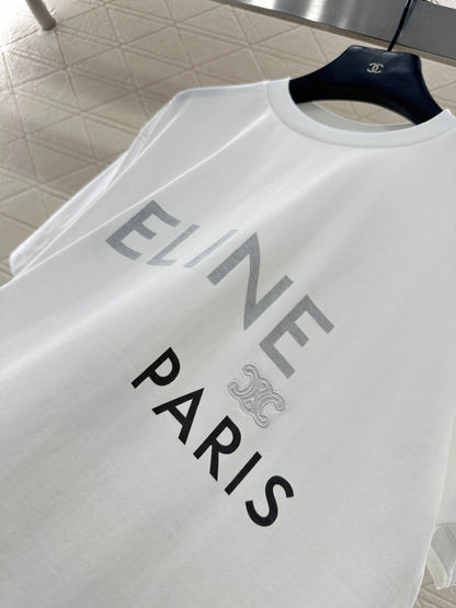 Crew Neck Printed Logo T-Shirt