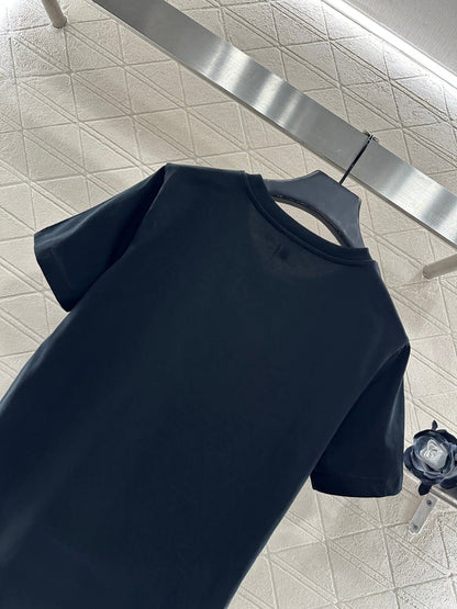 Embroidered Letter T-shirt