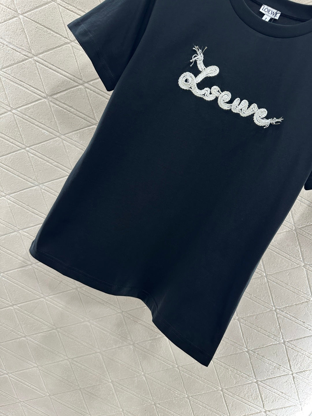 Embroidered Letter T-shirt