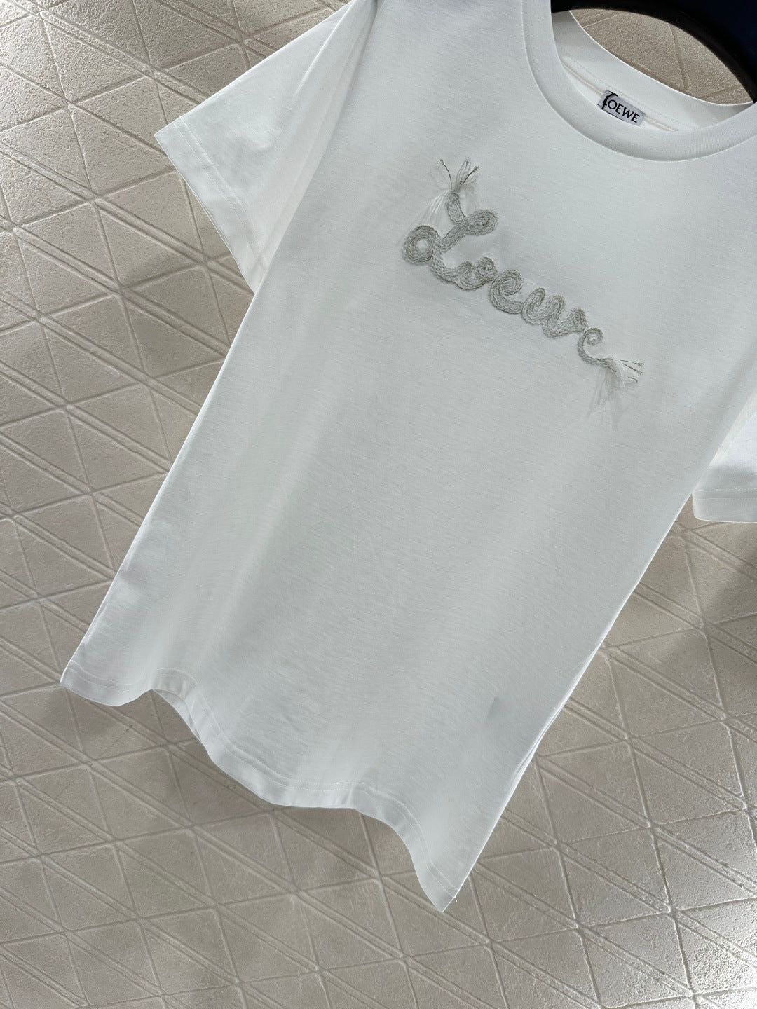Embroidered Letter T-shirt