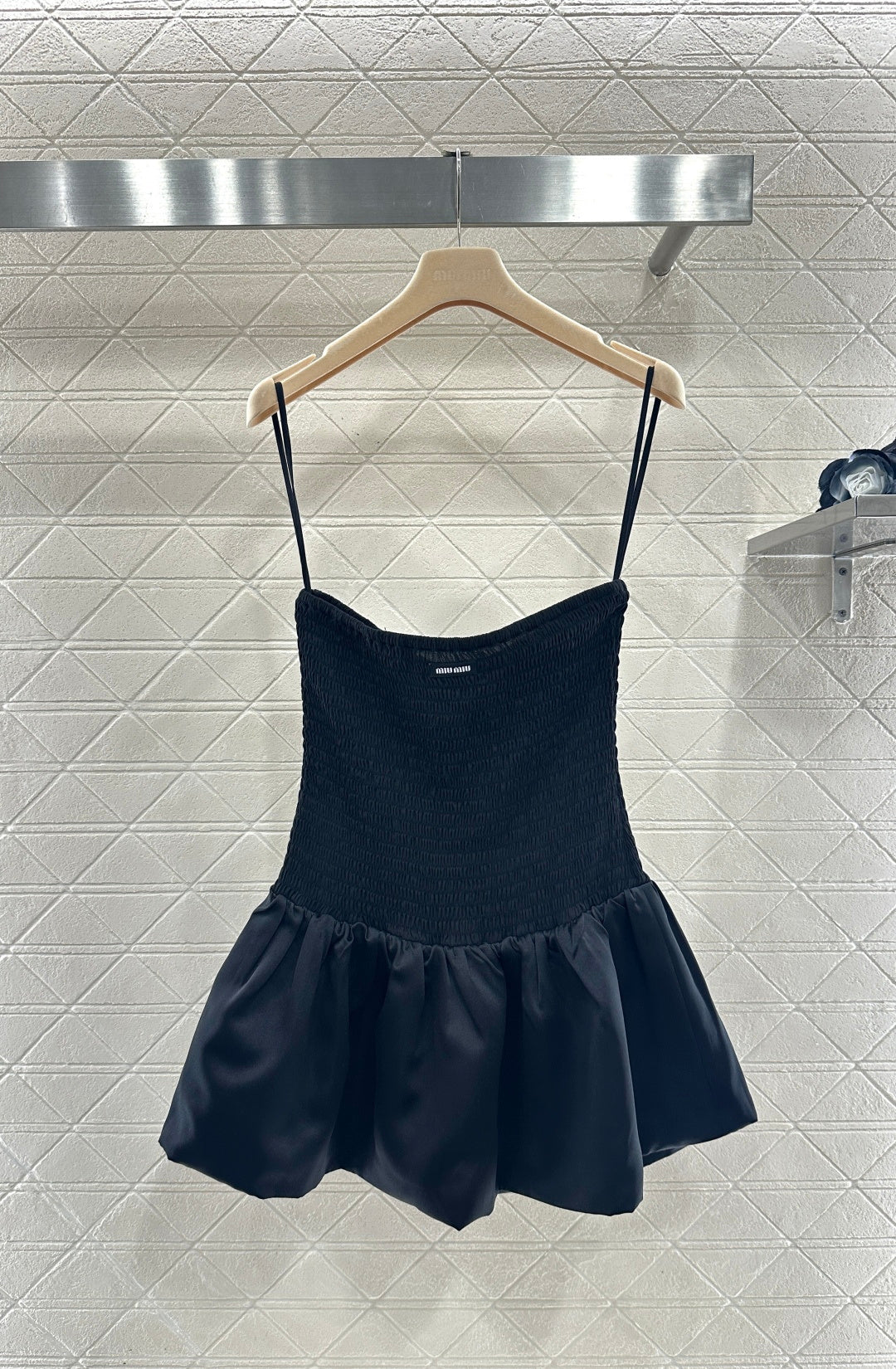 Ribboned Strapless Dress