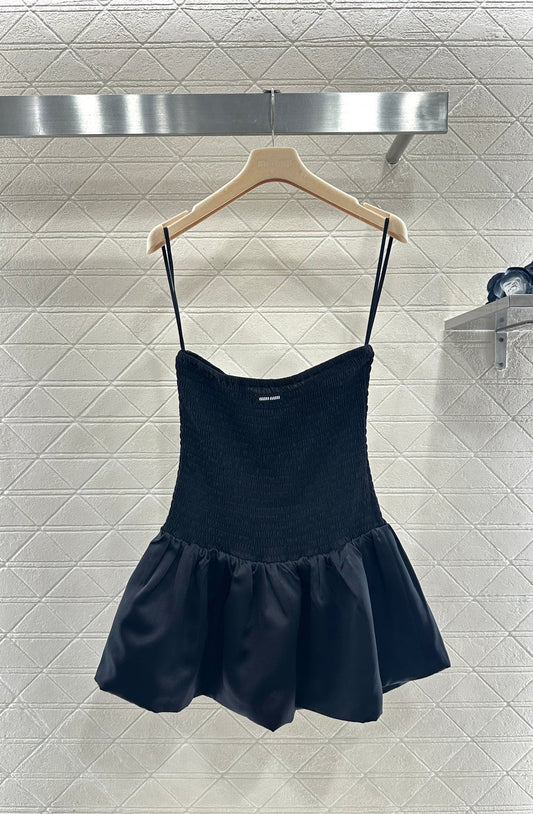 Ribboned Strapless Dress