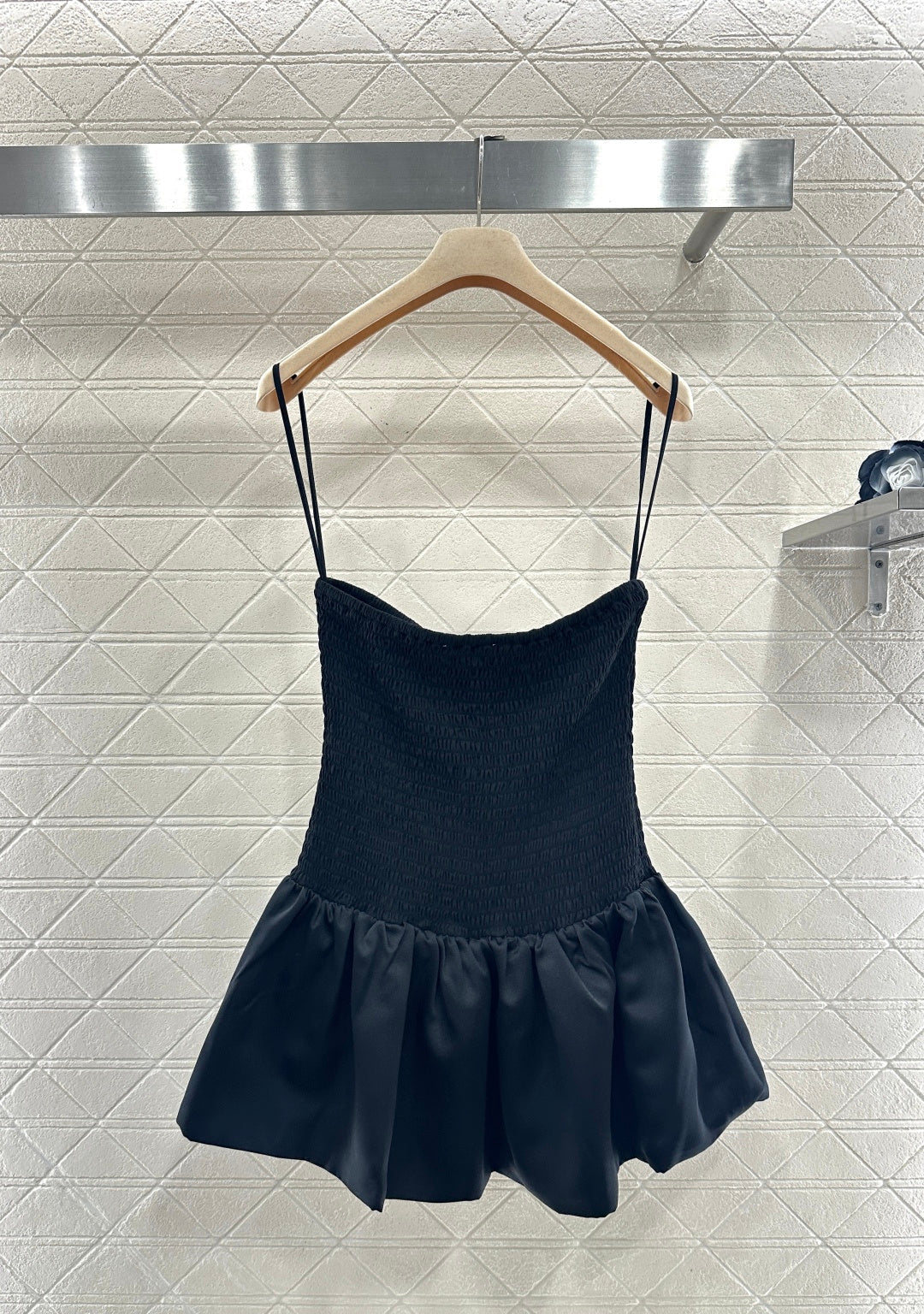 Ribboned Strapless Dress