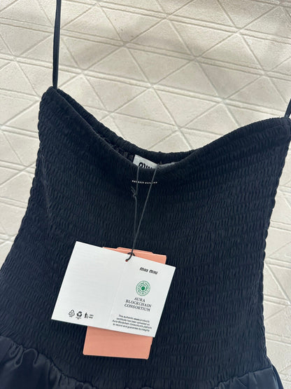 Ribboned Strapless Dress