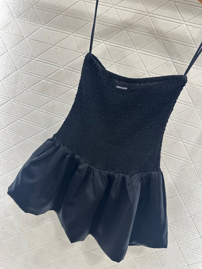 Ribboned Strapless Dress