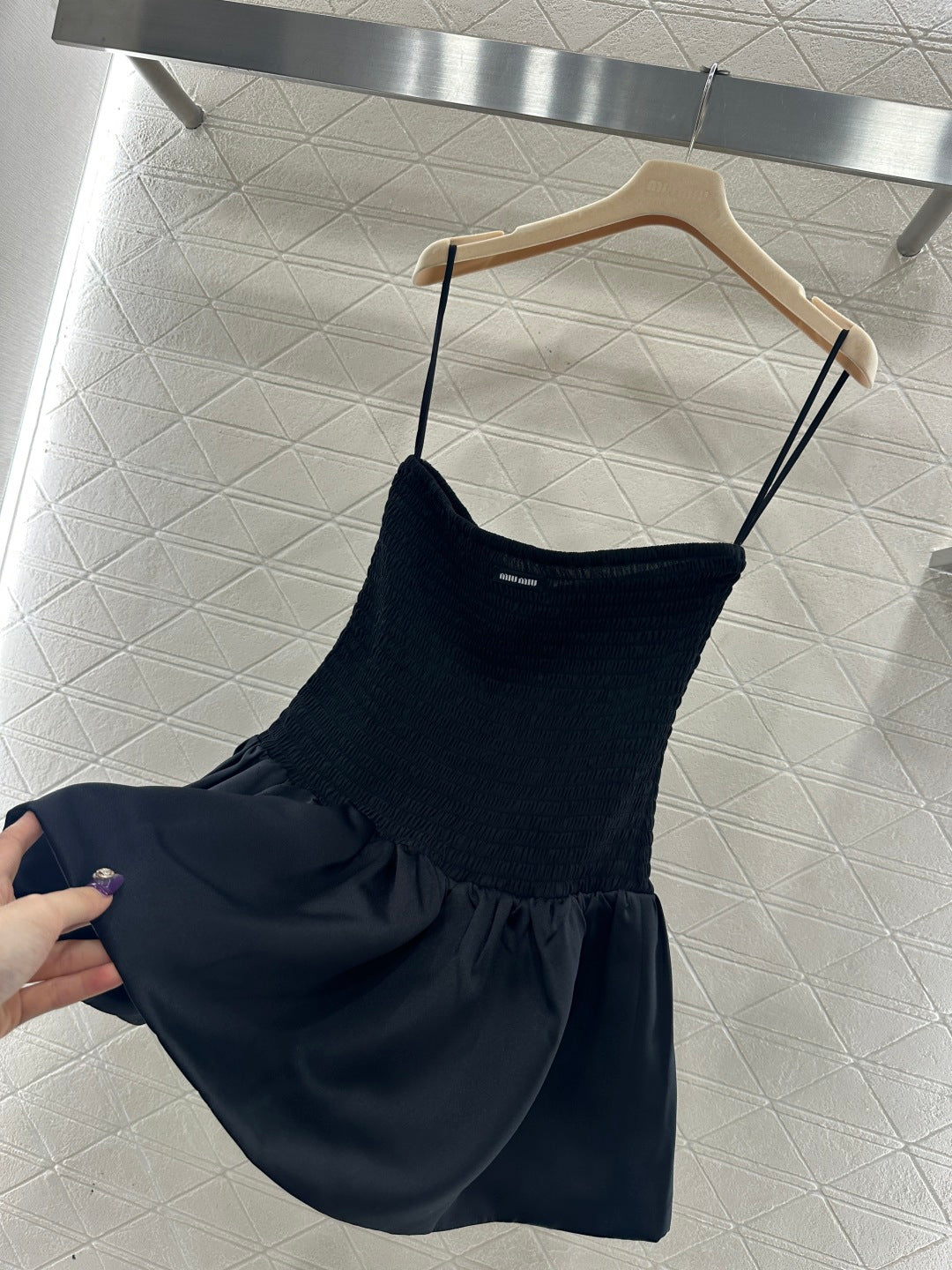 Ribboned Strapless Dress