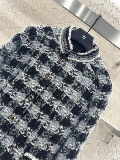 Woven Stand Collar Dress Coat