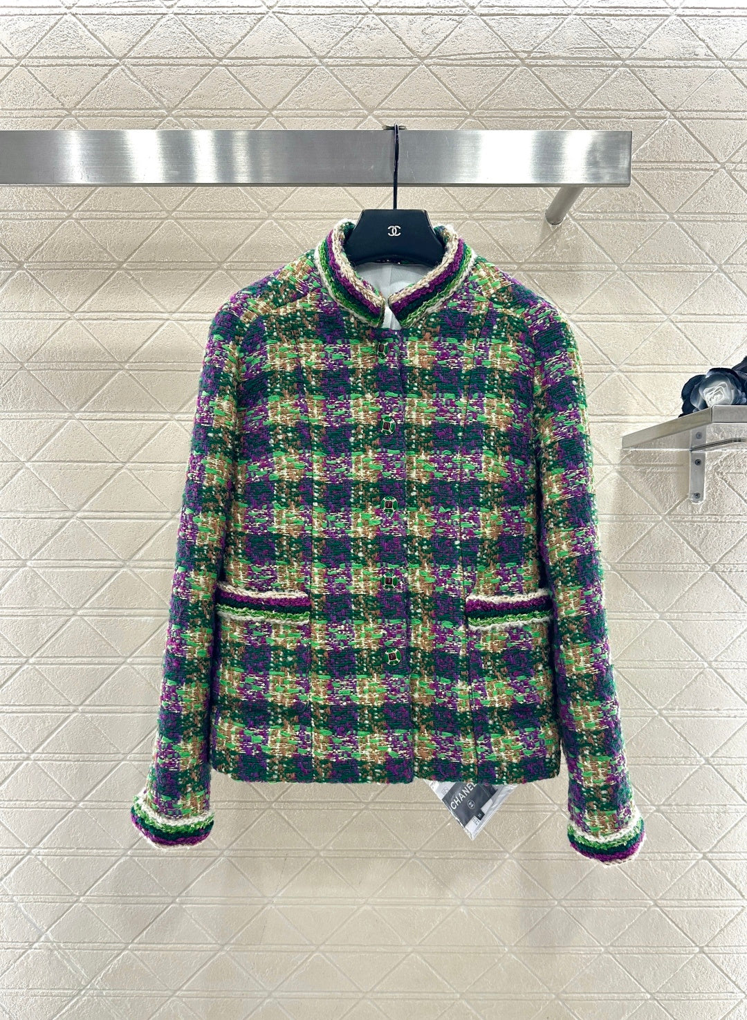 Woven Stand Collar Dress Coat