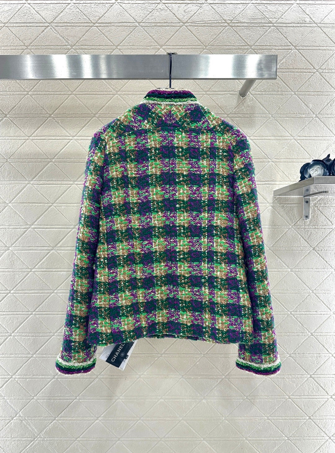 Woven Stand Collar Dress Coat