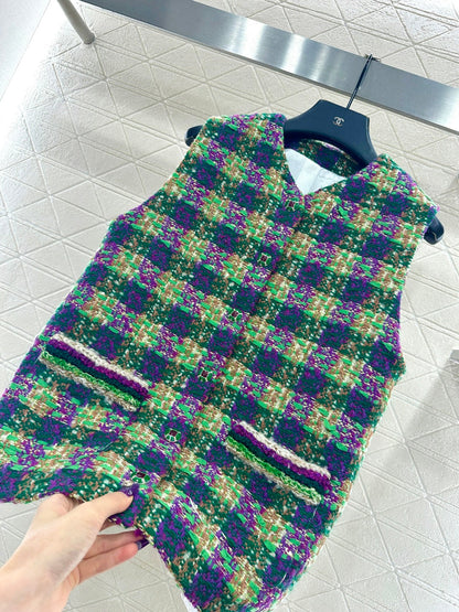 Woven Dress Vest